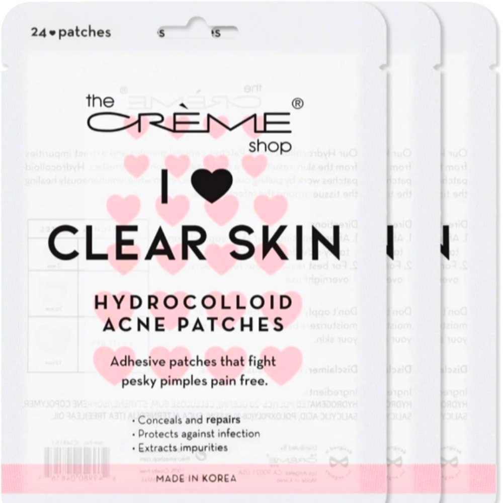 The Creme Shop I Love Clear Skin Hydrocolloid Blemish Patches - Pink